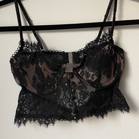 For Love And Lemons Other - For Love and Lemons lace underwire bralette